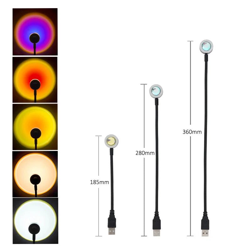 Sunset Rainbow Projector Lamp